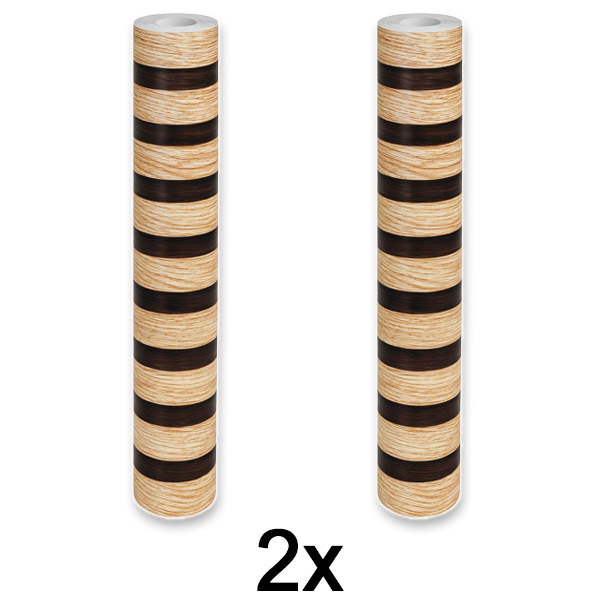2x Öntapadós fahatású falpanel | LINEWALL