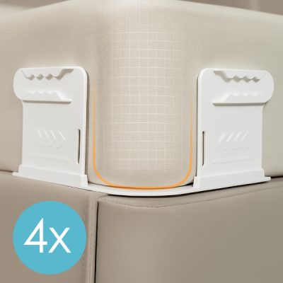 Lepedőtartók, amik sosem csúsznak meg (4 db) | EVOHOLD